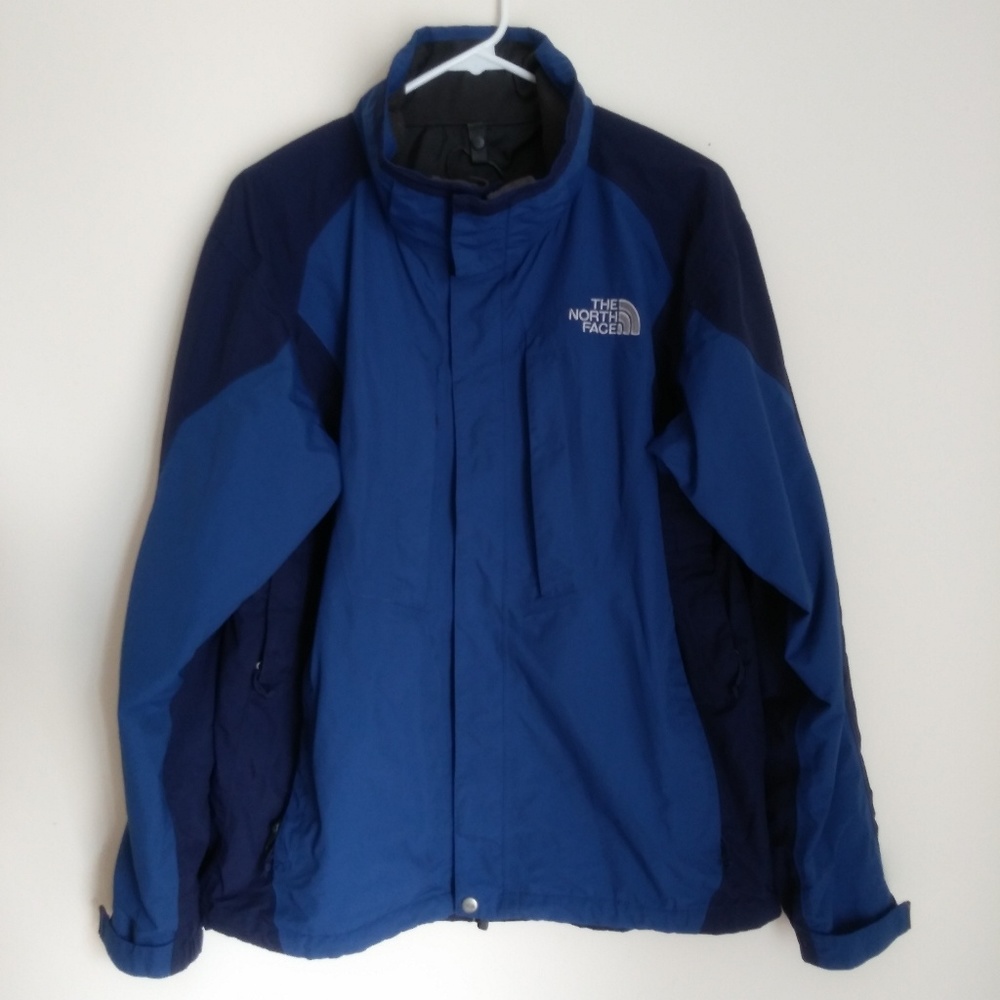 North Face Blue Rain Jacket (Mens)